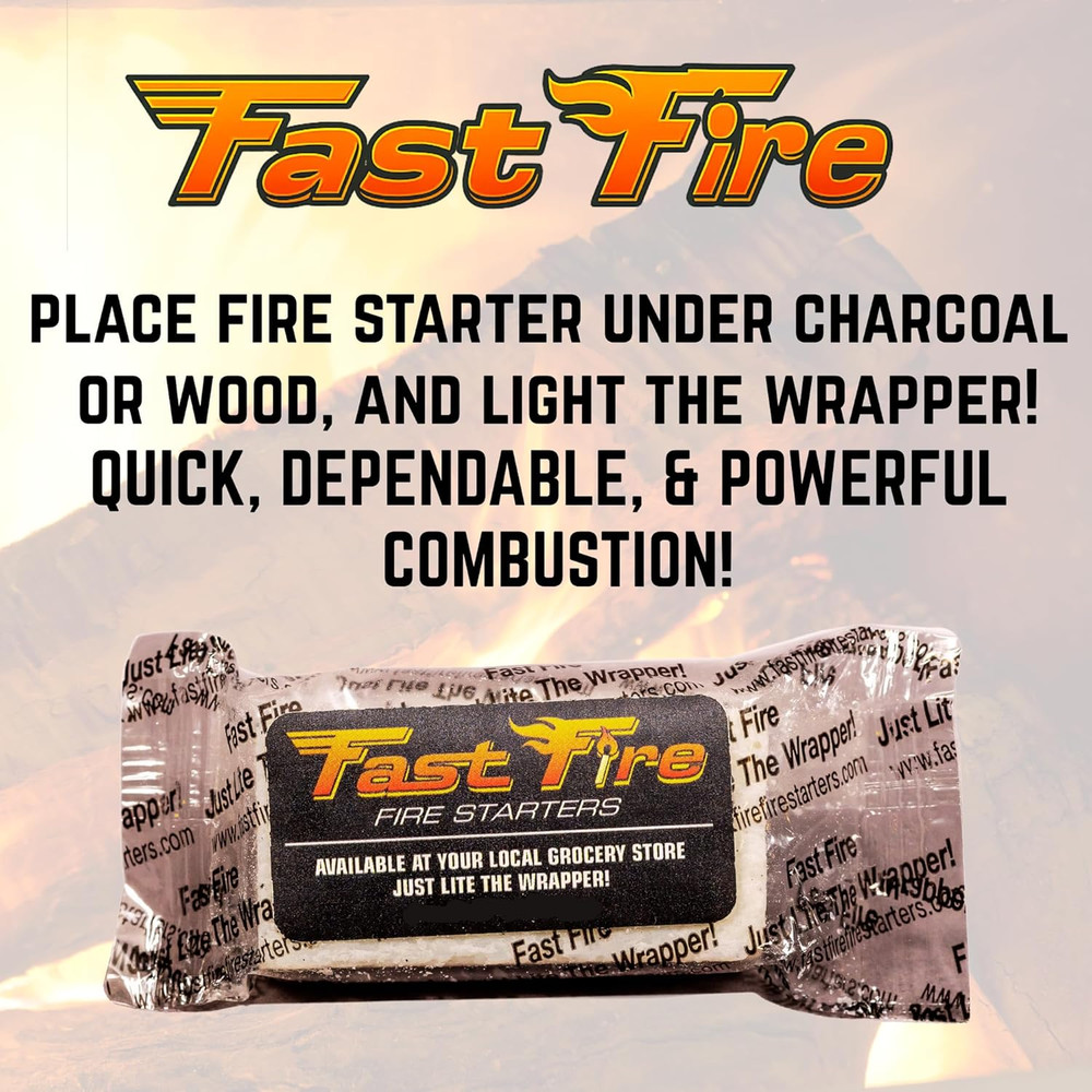 Odorless Fire Starter Cubes – Individually Wrapped Cubes for Grills, Fire Pits,
