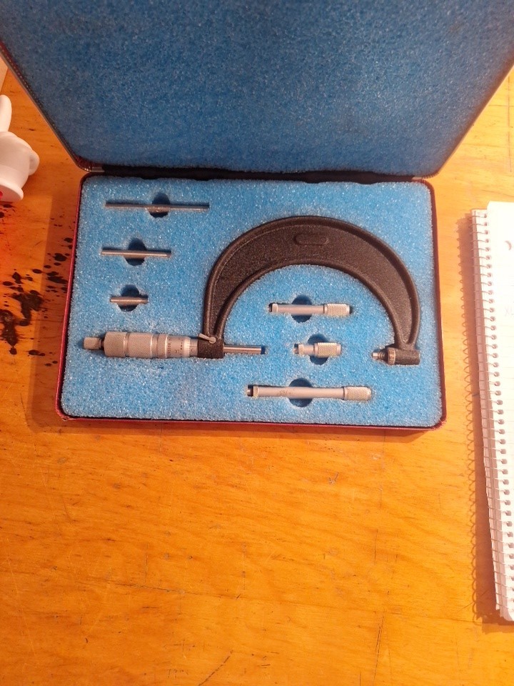 Micrometer Central Tool Co. Tool Set With Case
