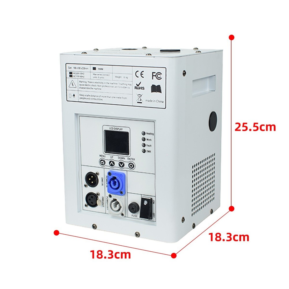 2PCS 750W Cold Spark Firework Machine DMX DJ Party Wedding Stage Effect w/Case
