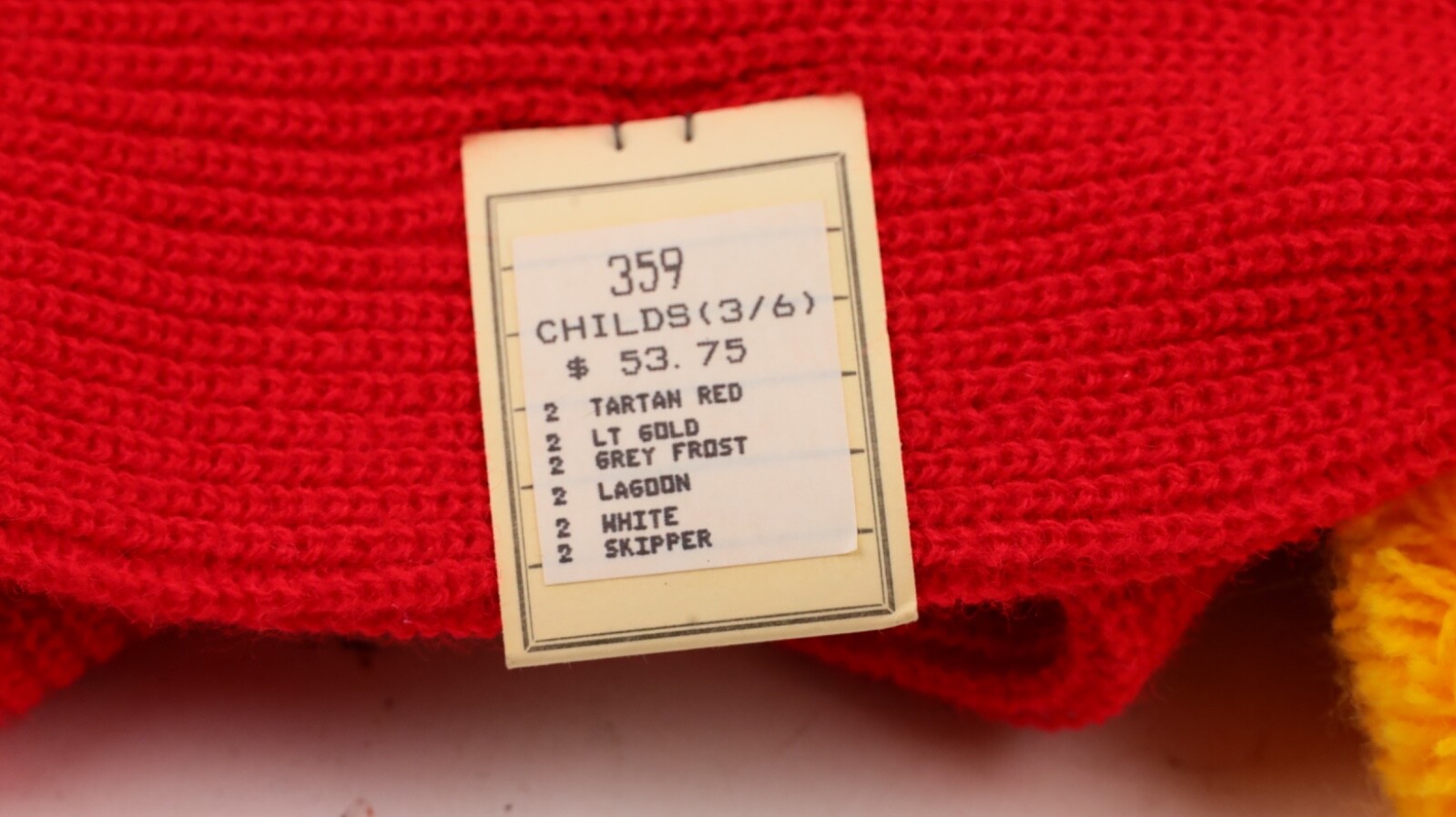 Paddington Bear Scarf Vtg - Red - Brand New W/Tags - Fast Ship!