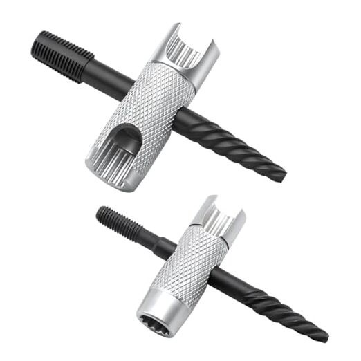 2 Pcs Grease Fitting Tool, 4-in-1 Grease Zerk Fitting Tool, Grease Zerk Tool