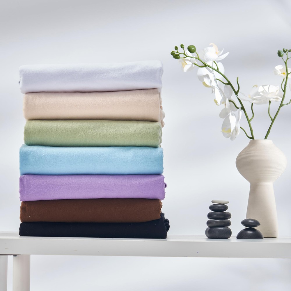 Master Massage Cotton Flannel Sheets Set (3 Piece Set) Massage Table Cover Se...