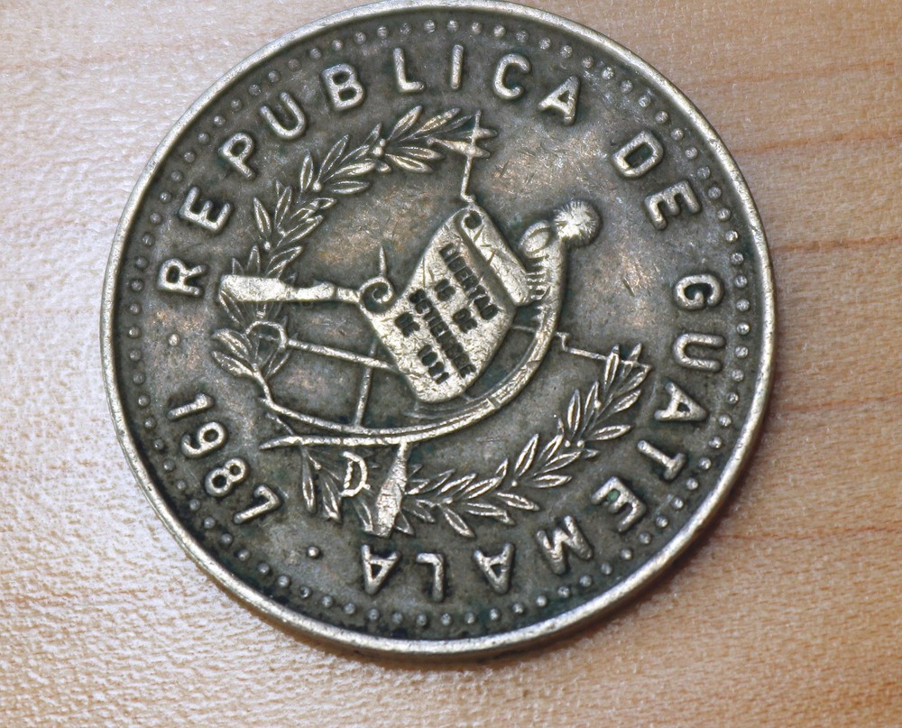 1987 Guatemala 25 Centavos
