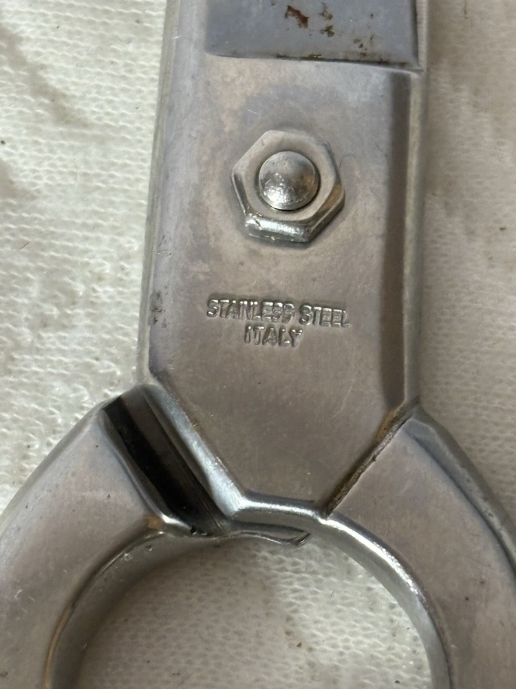 Brushed Stainless Kitchen Shears Pull Apart Made In Italy