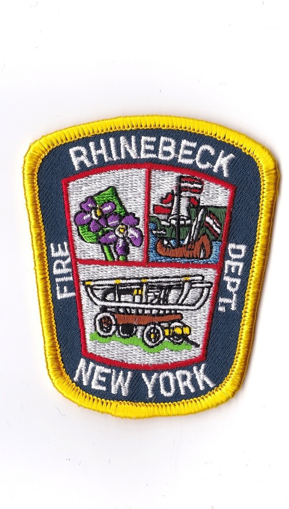 Rhinbeck Fire Dept. New York Firefighter Patch NEW!!