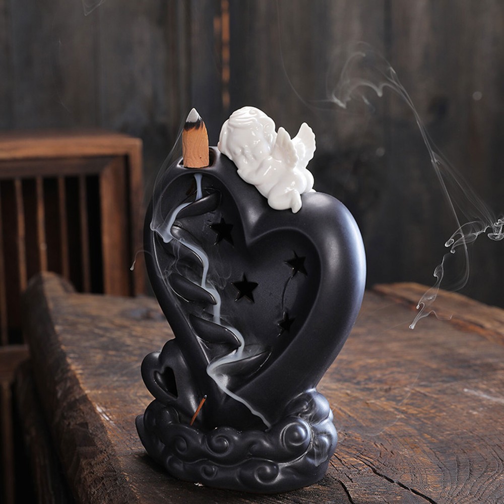 Backflow Incense Holder Ceramic Backflow Incense Angel Backflow Incense Holder
