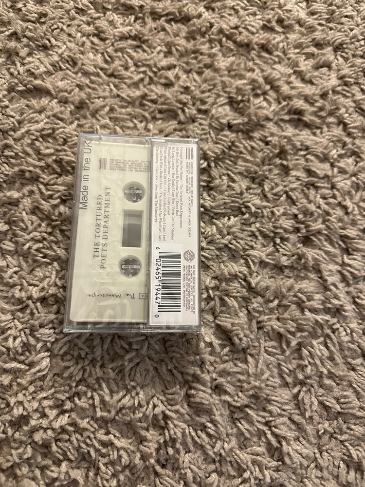 Taylor Swift TTPD The Manuscript Cassette