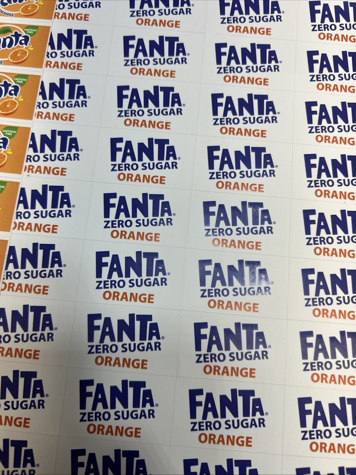 Coca-Cola Co. Drink Products Sticker / Shelf Tags 1”x 1-5/8” (16 Sheets)