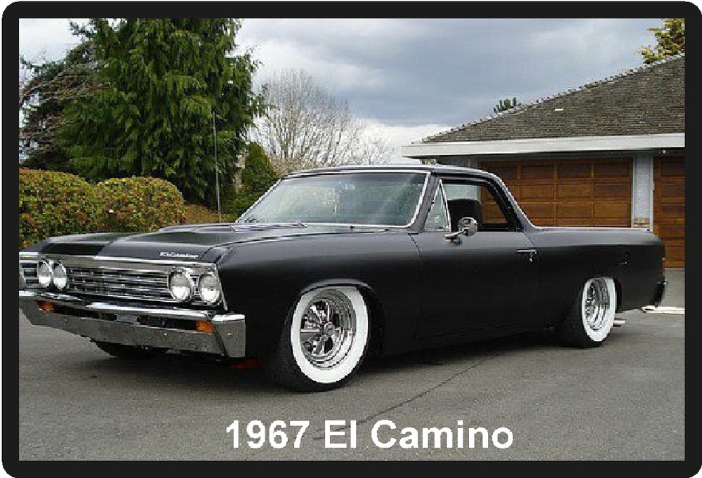 1967 El Camino Refrigerator Magnet