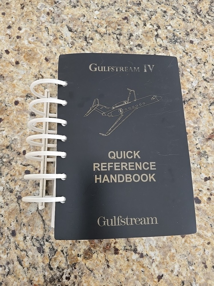 Gulfstream IV Quick Reference Handbook Revision 25