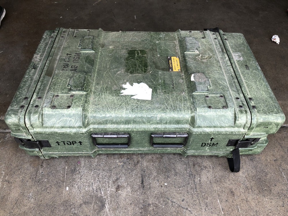 Hardigg Style Rack Mount Case General Dynamics Military Electronics Crate 36.5"