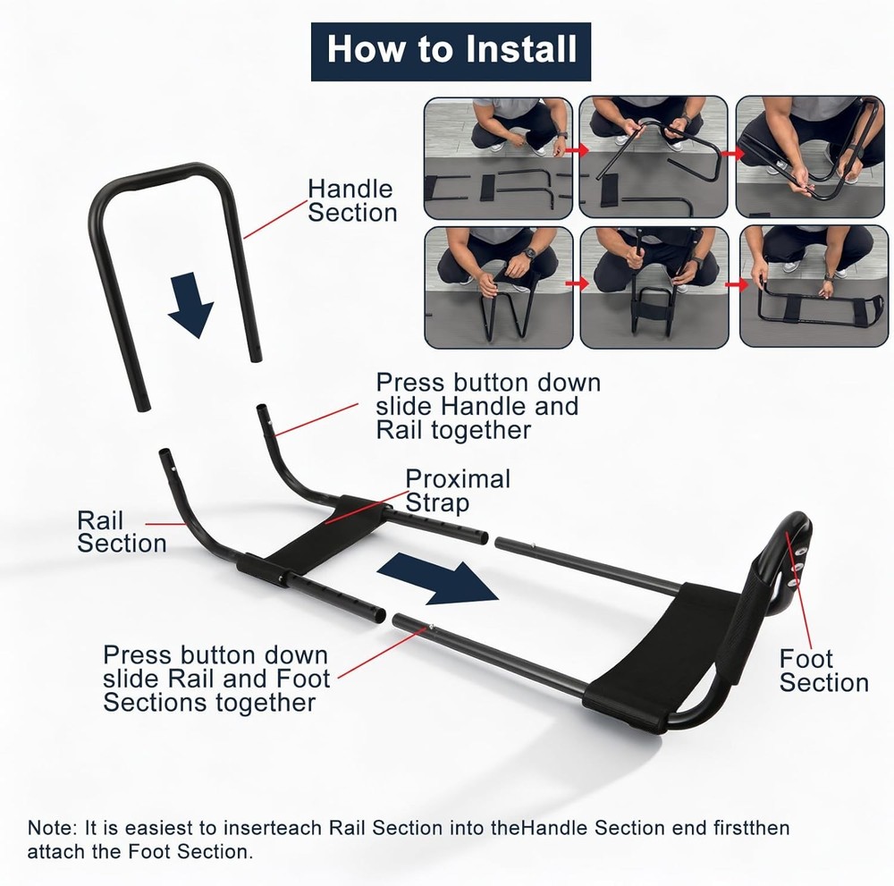 Knee Extension Device Hamstring Leg Stretcher Lower Body Flexibility Improves