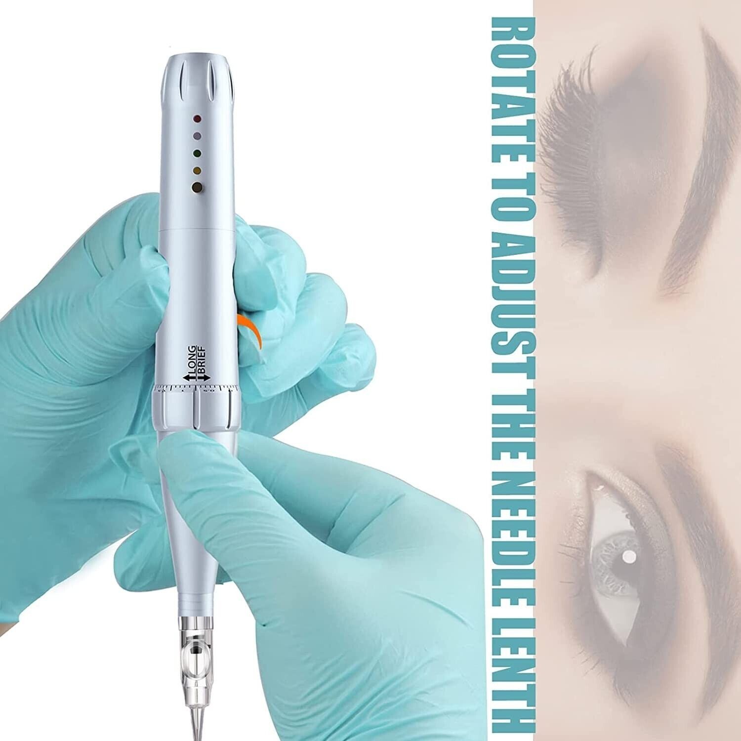 Permanent Makeup Pen Eyebrow Lip Eyeliner Rotary Tattoo Machine Microblading