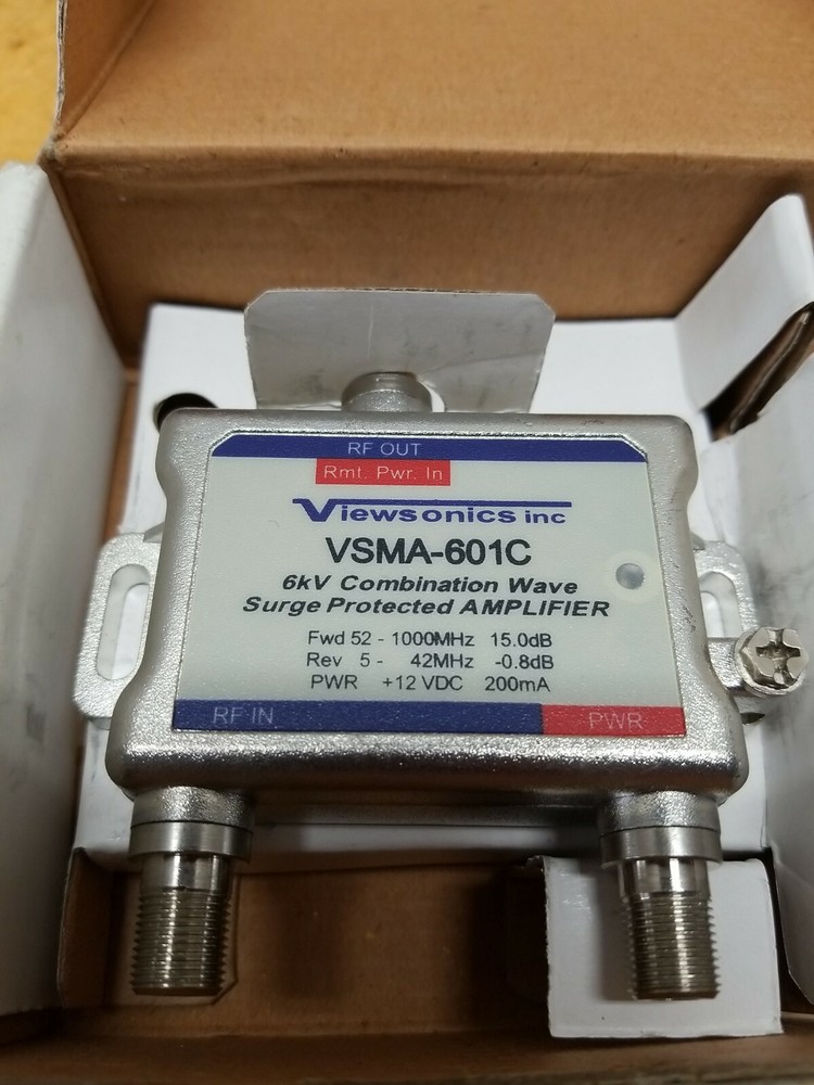 VIEWSONICS INC VSMA-601C 6KV COMBINATION WAVE SURGE PROTECTED AMPLIFIER