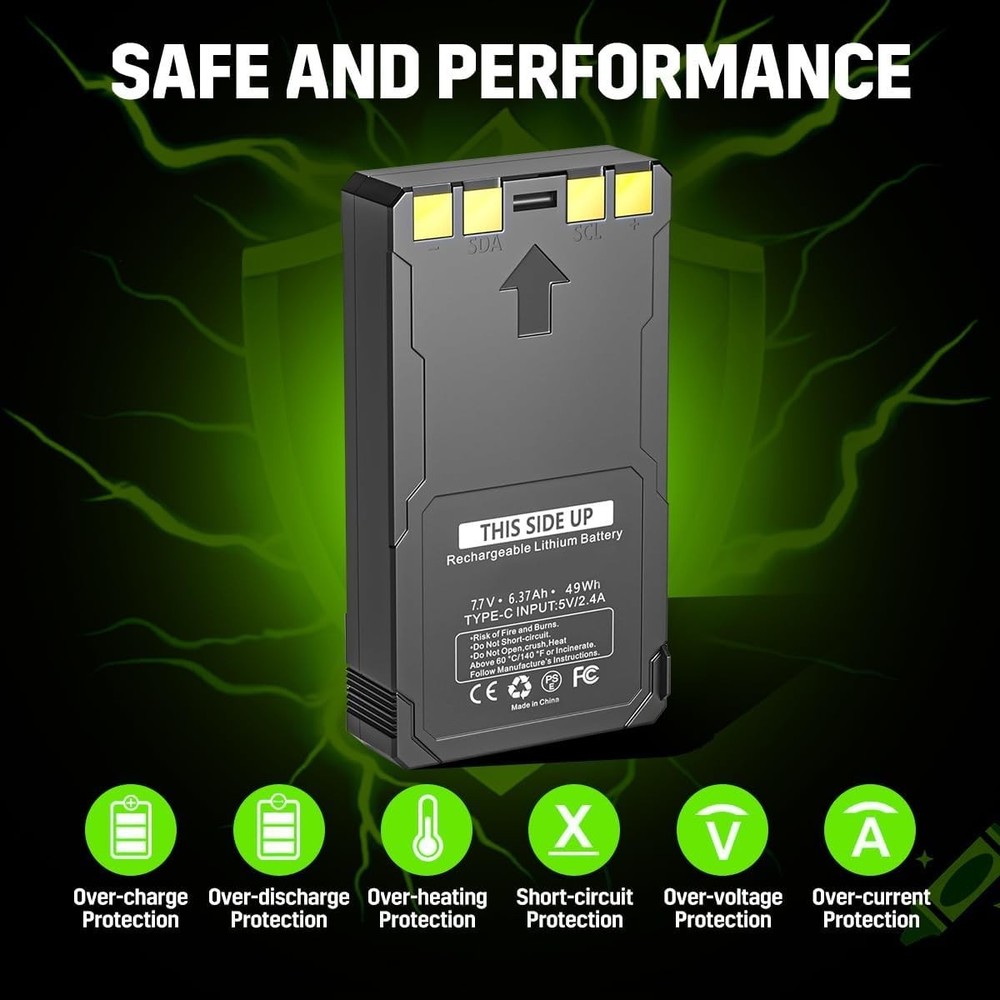 Replace Rechargeable LIT-22 Battery Compatible For Trail Camera Flex-M Flex G-36
