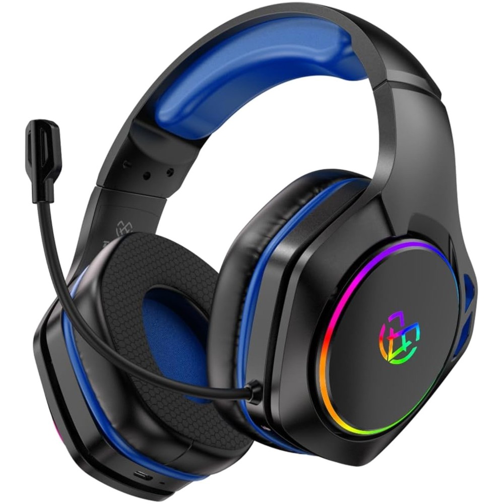 Ultimate Wireless Gaming Headset – Adjustable Mic, Noise-Canceling & 40H Play