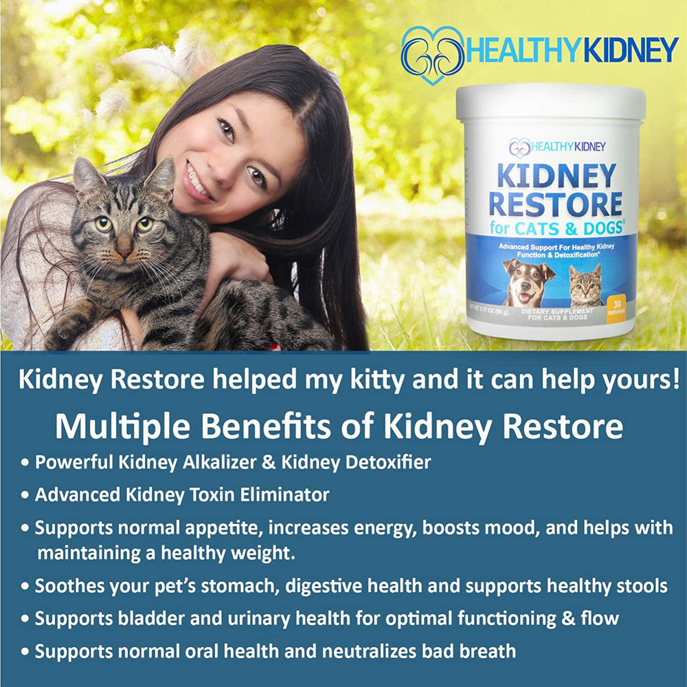 Cats & Dogs Unflavored for Supporting Normal Kidney Function, Creatinine, Pet Re