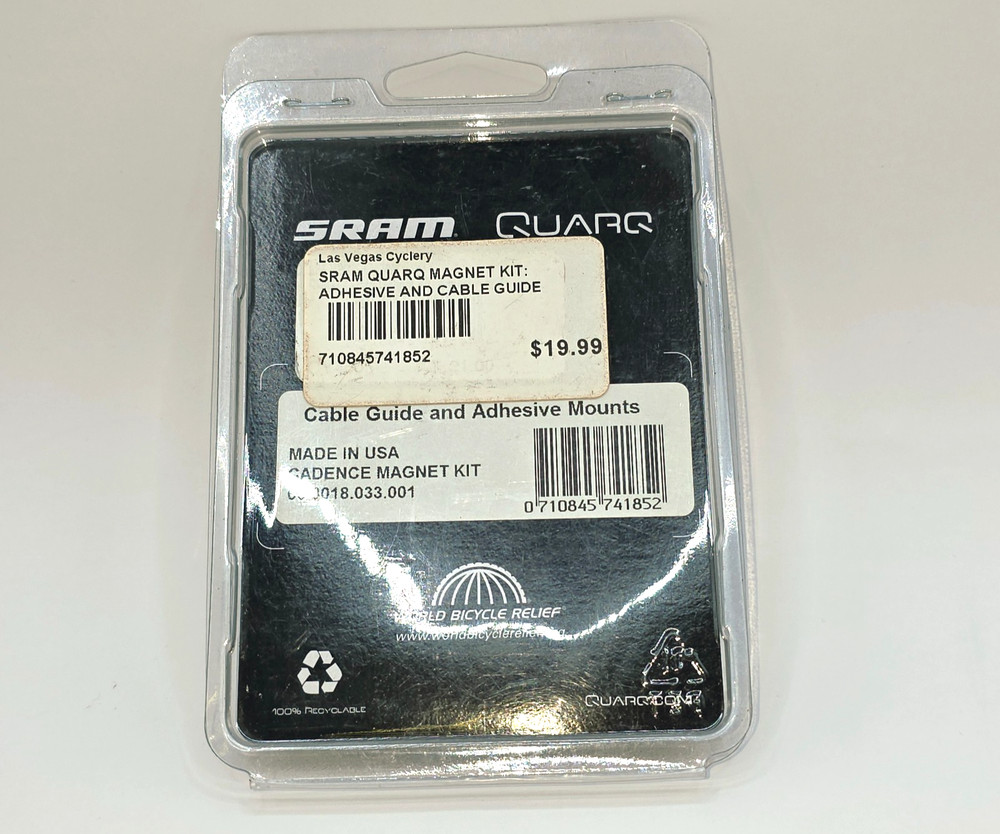 Sram Quarq Magnet Kit, Adhesive and Cable Guide