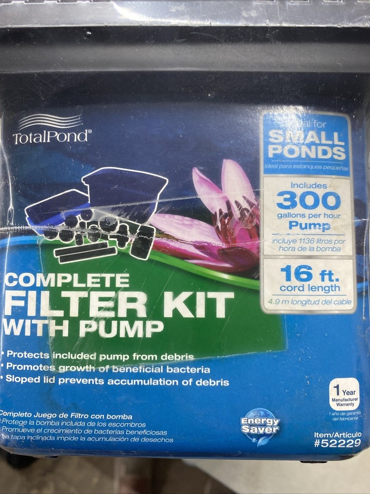 TotalPond Complete Filter Kit with 300 GPH Pump