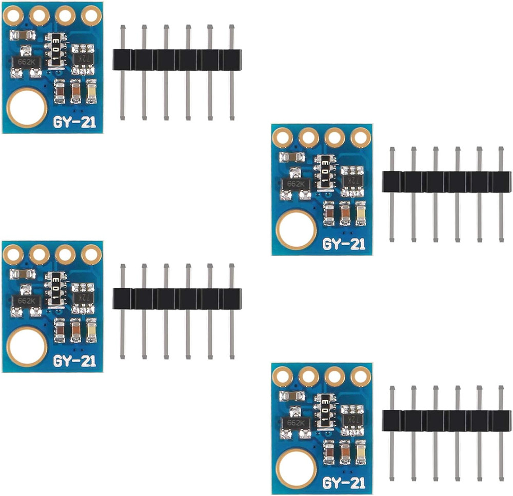 4Pcs Si7021 GY-21 SHT21 HTU21 Digital Humidity Temperature Sensor Module Replace