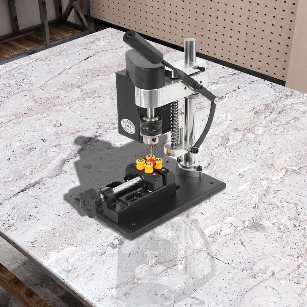 Mini Bench Drill Press Adjustable 7-Speed Small Benchtop Drilling Machine
