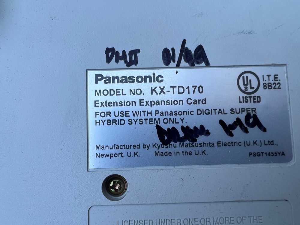 Panasonic KX-TD170 8EXT Expansion Module *Tested*