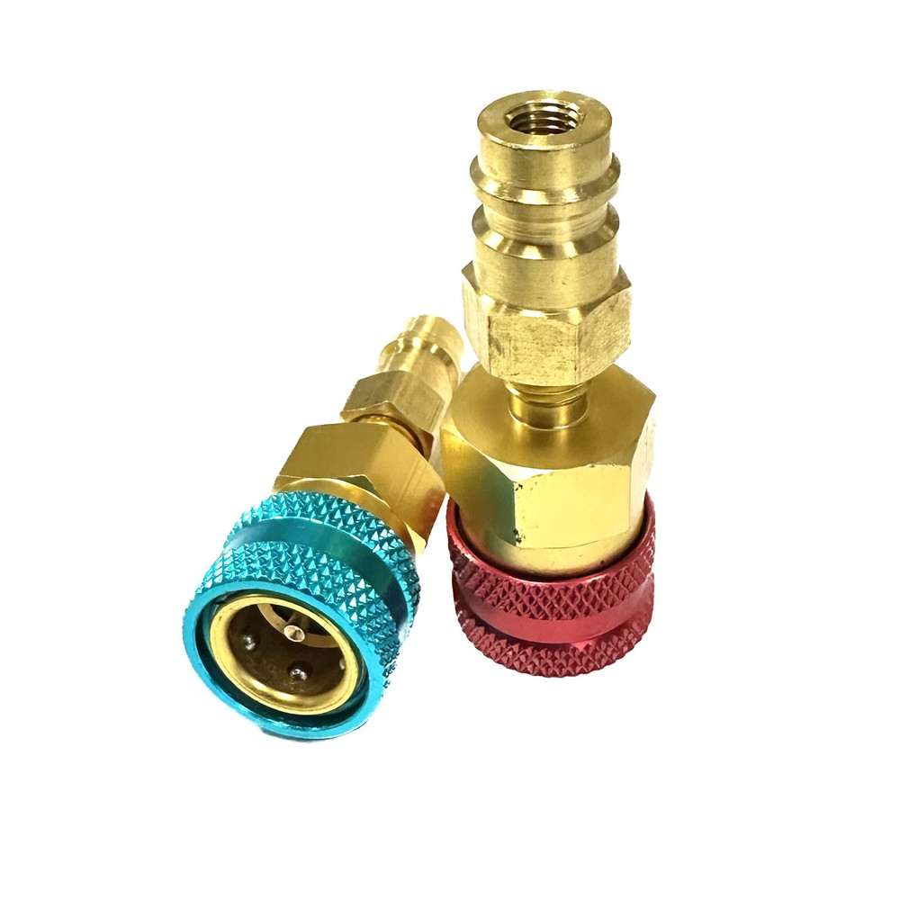 Quick R134a to R1234yf Adapter Conversion Kit AC Charging Evacuation Testing