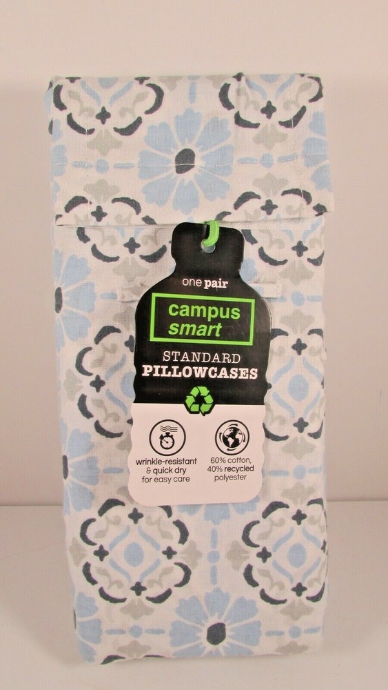 New Campus Smart One Pair Standard Floral Pattern Pillow Cases