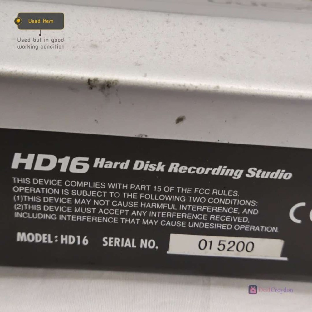 ZOOM HD16 HARD DISC HDD MULTI TRACK RECORDER RECORDING STUDIO