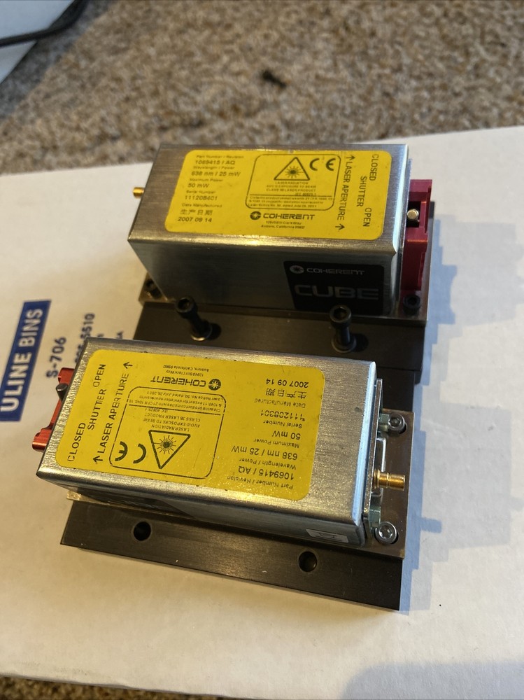 2007 Model COHERENT CUBE Laser Module 1069415 Wavelength 638 nm / 25 mW