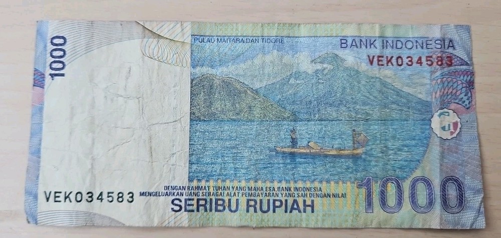 2009 Indonesia 1000 Rupiah Note