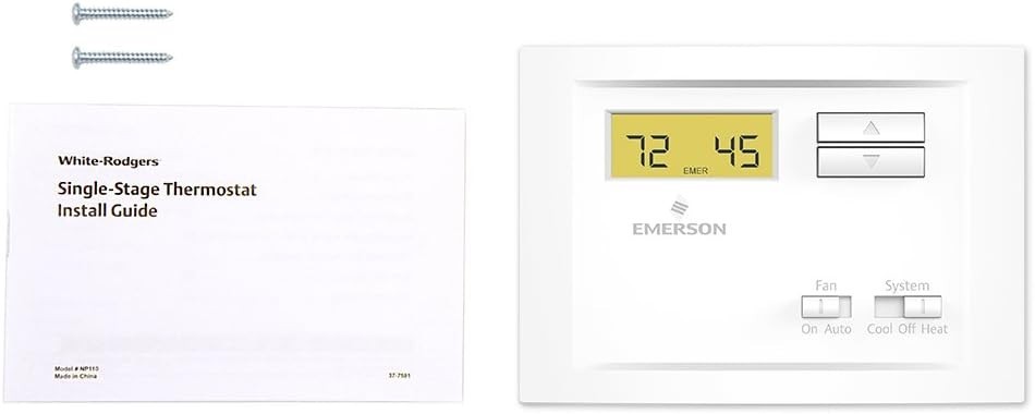 Termostato digital no programable mejorado para el hogar