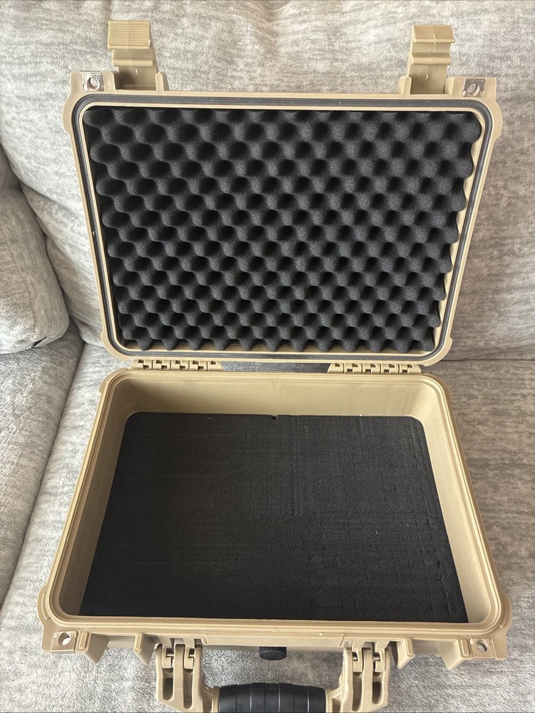 Apache 3800 Weatherproof Protective Case Tan.