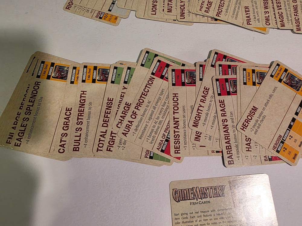 Pathfinder Buff Deck Paizo ☆ Authentic ☆