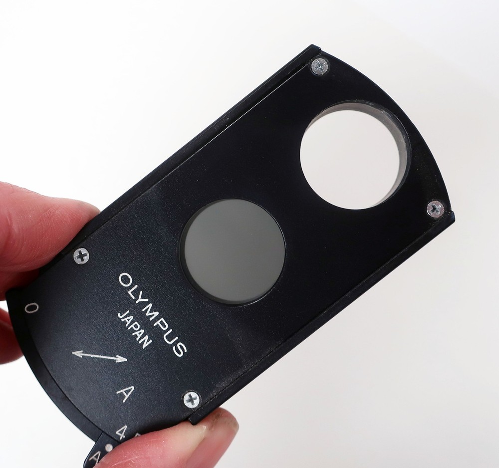 Olympus Microscope Polarizer Polarizing Slider Filter ~ Nice! ~ FREE SHIP