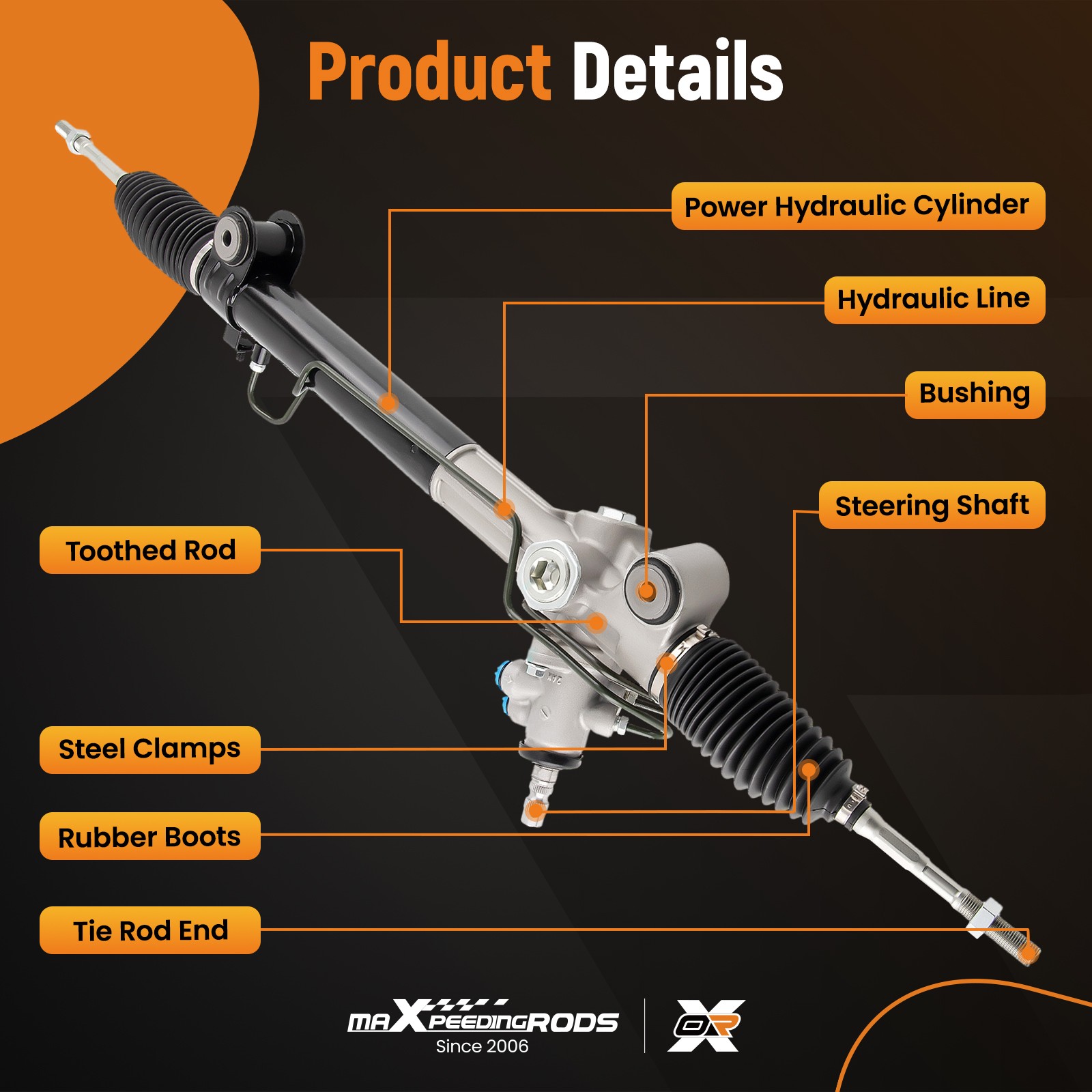 Power Steering Rack & Pinion for Lexus RX330/RX350 2004-2009 4550309270