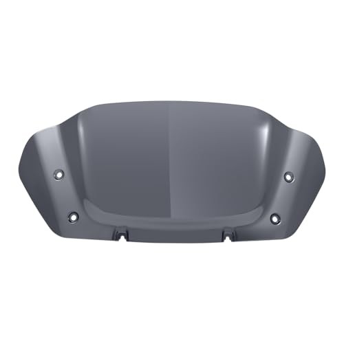 10" Wave Windshield Windscreen Wind Splitter Compatible for Harley Dark Smoke