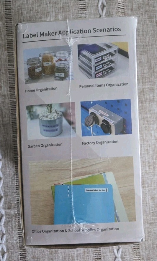 Bluetooth Label Maker, Vixic D1600 Rechargeable Label Printer, Portable