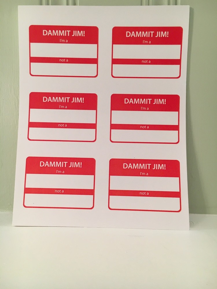 Star Trek Name Tags