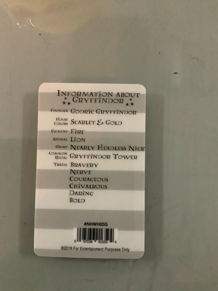Griffendor card