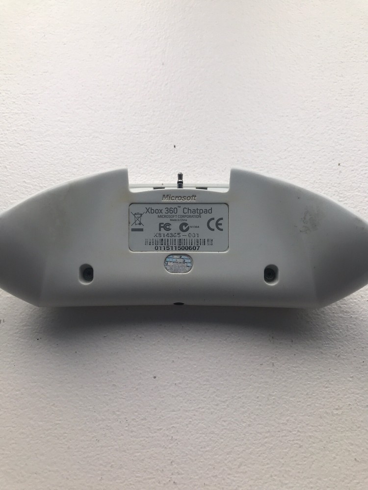 Microsoft Xbox 360 Chatpad Controller Keyboard White