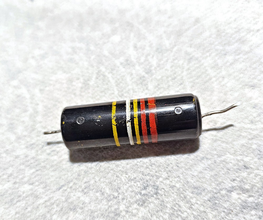 Vintage Sprague Bumblebee Capacitor Pull .22 10% 400v - Tests .23