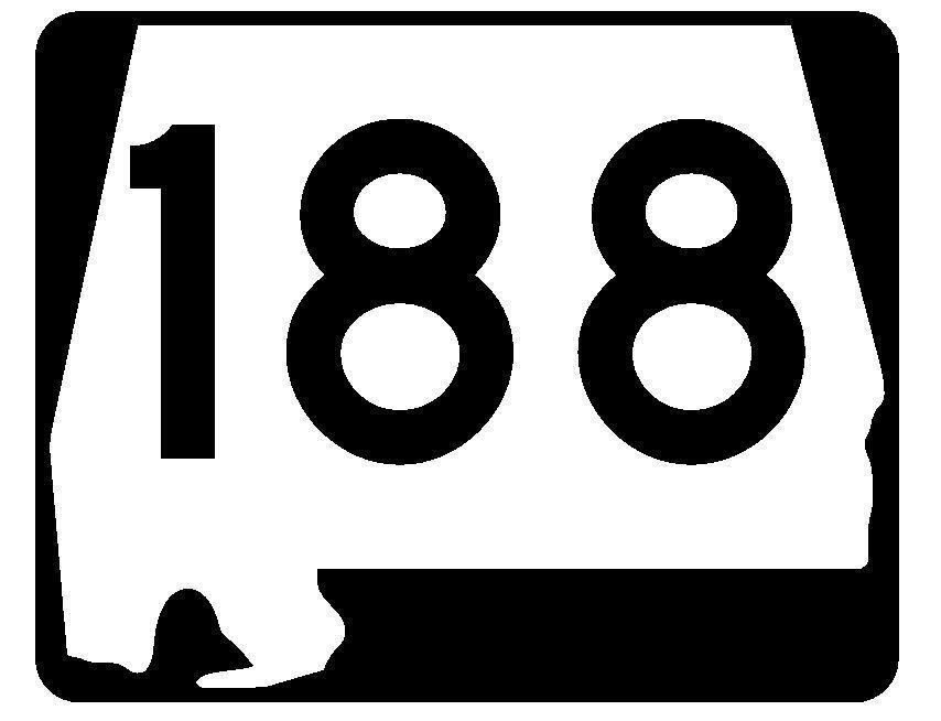 Alabama State Route 188 Sticker Decal