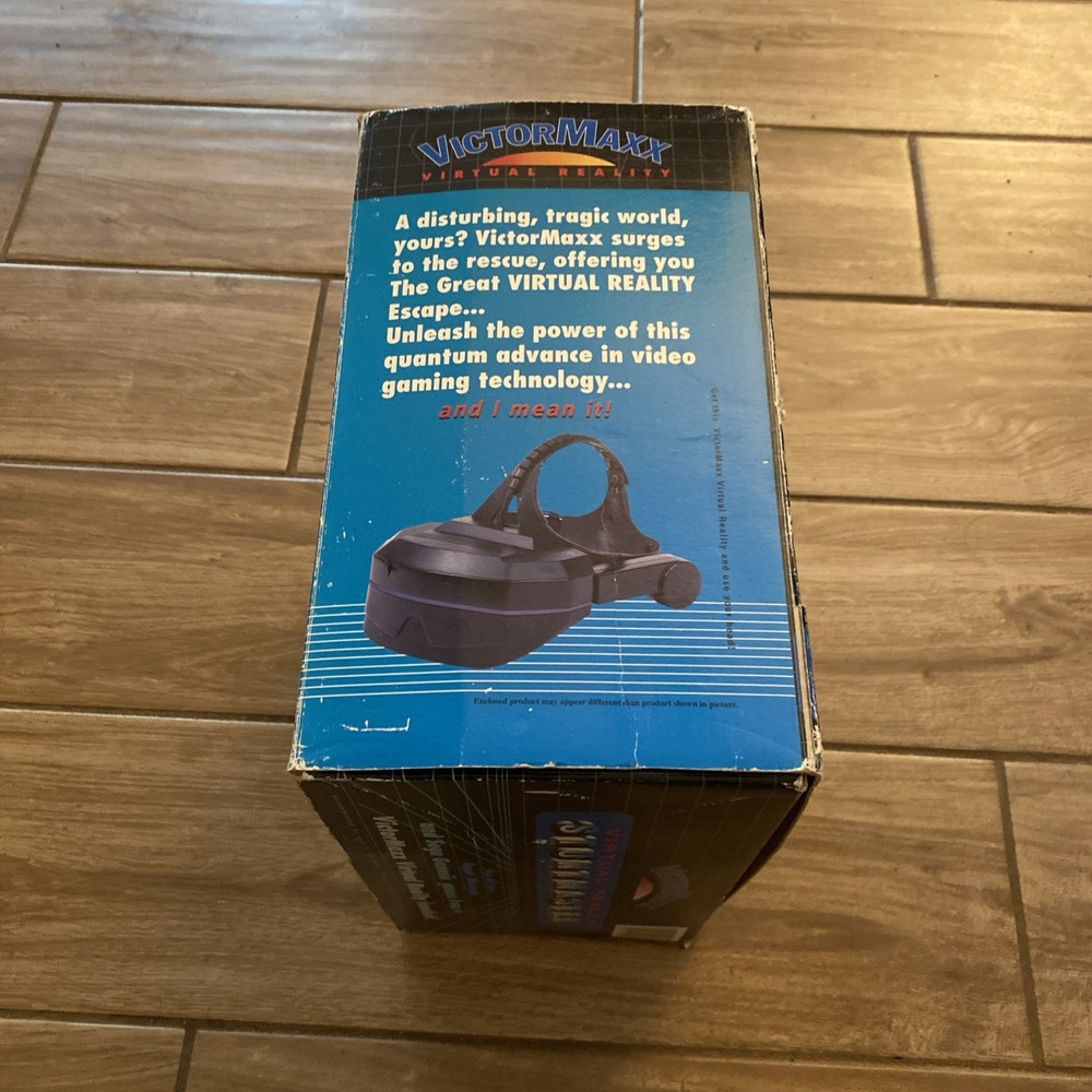 ***UNTESTED*** VictorMaxx StuntMaster Virtual Reality Headset & Original Box