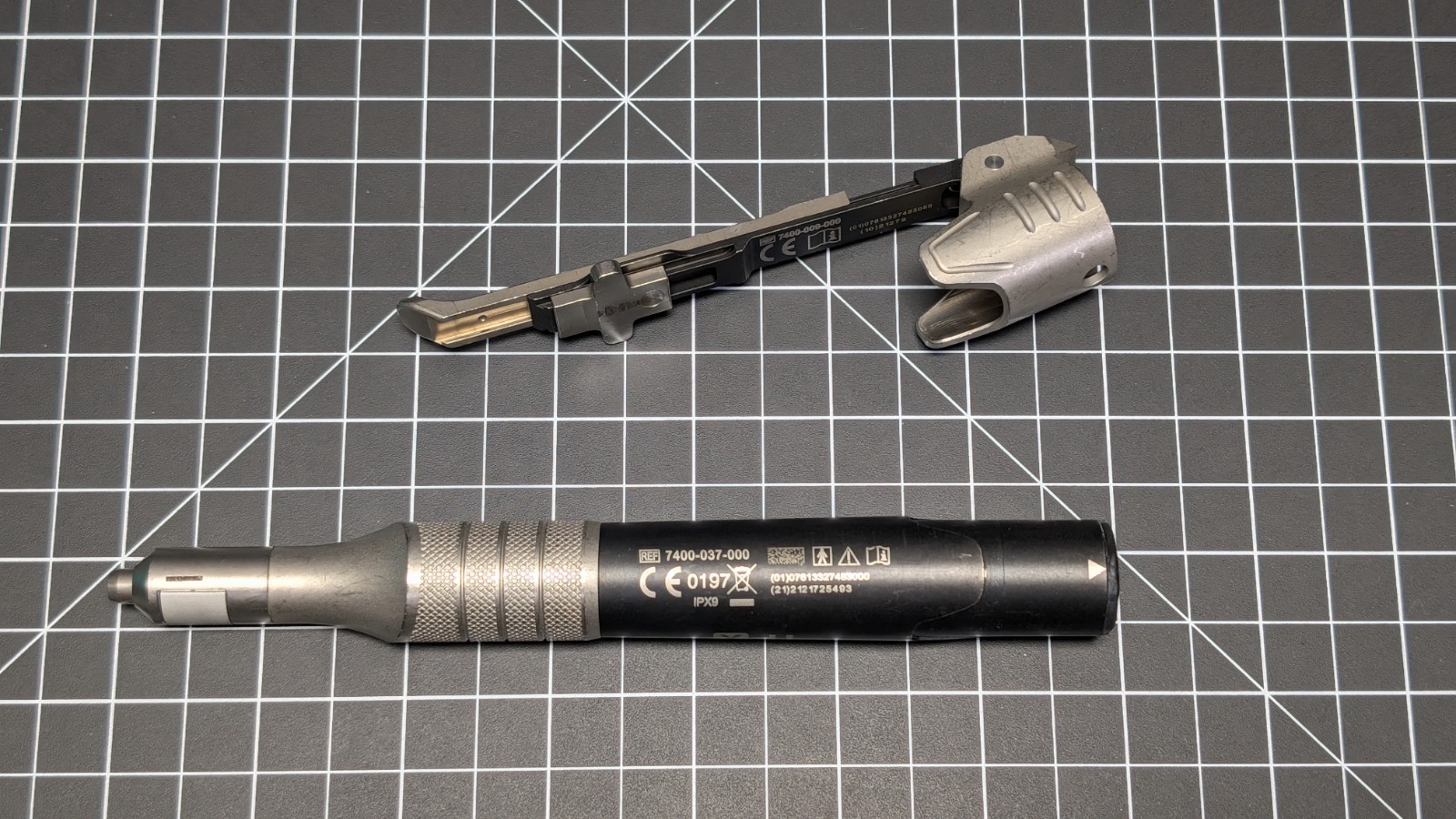 Stryker 7400-037-000 009 TPX Reciprocating Saw Handpiece, Small Bone, Orthopedic