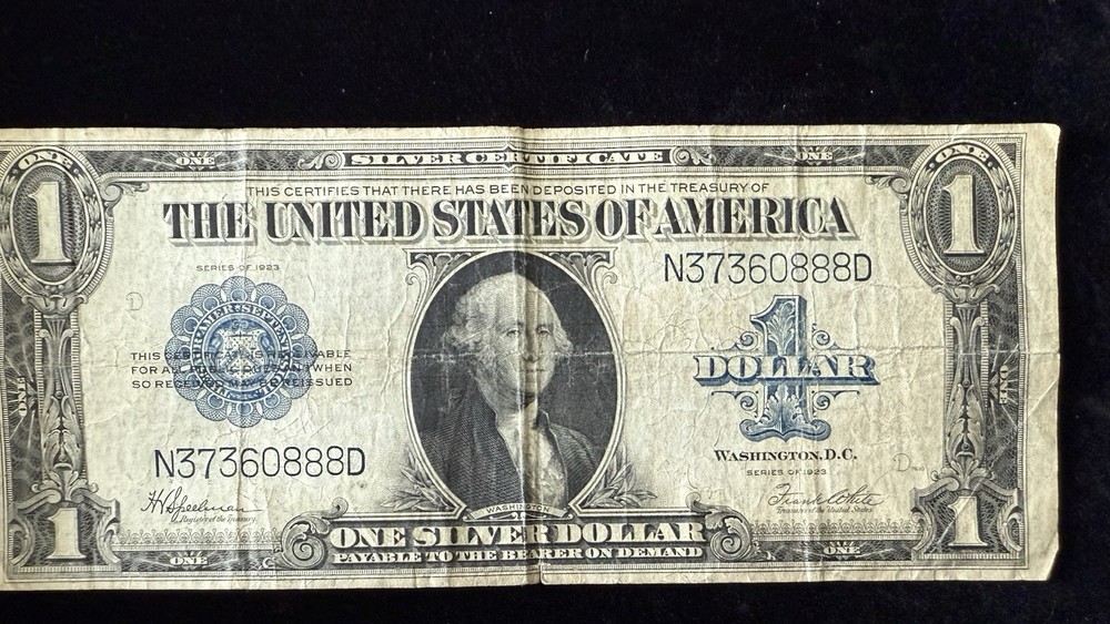 1923 $1 Silver Certificate Circulated Big Bill Large Size Note