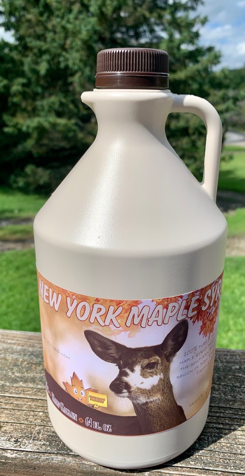 100% Pure Maple Syrup Grade A - New York, Gallon, 1/2 gallon, Quart, Pint