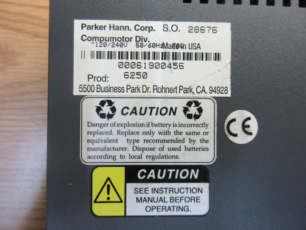 Parker Compumotor 6250 2-Axis Servo Controller DSP Motion Control Servo