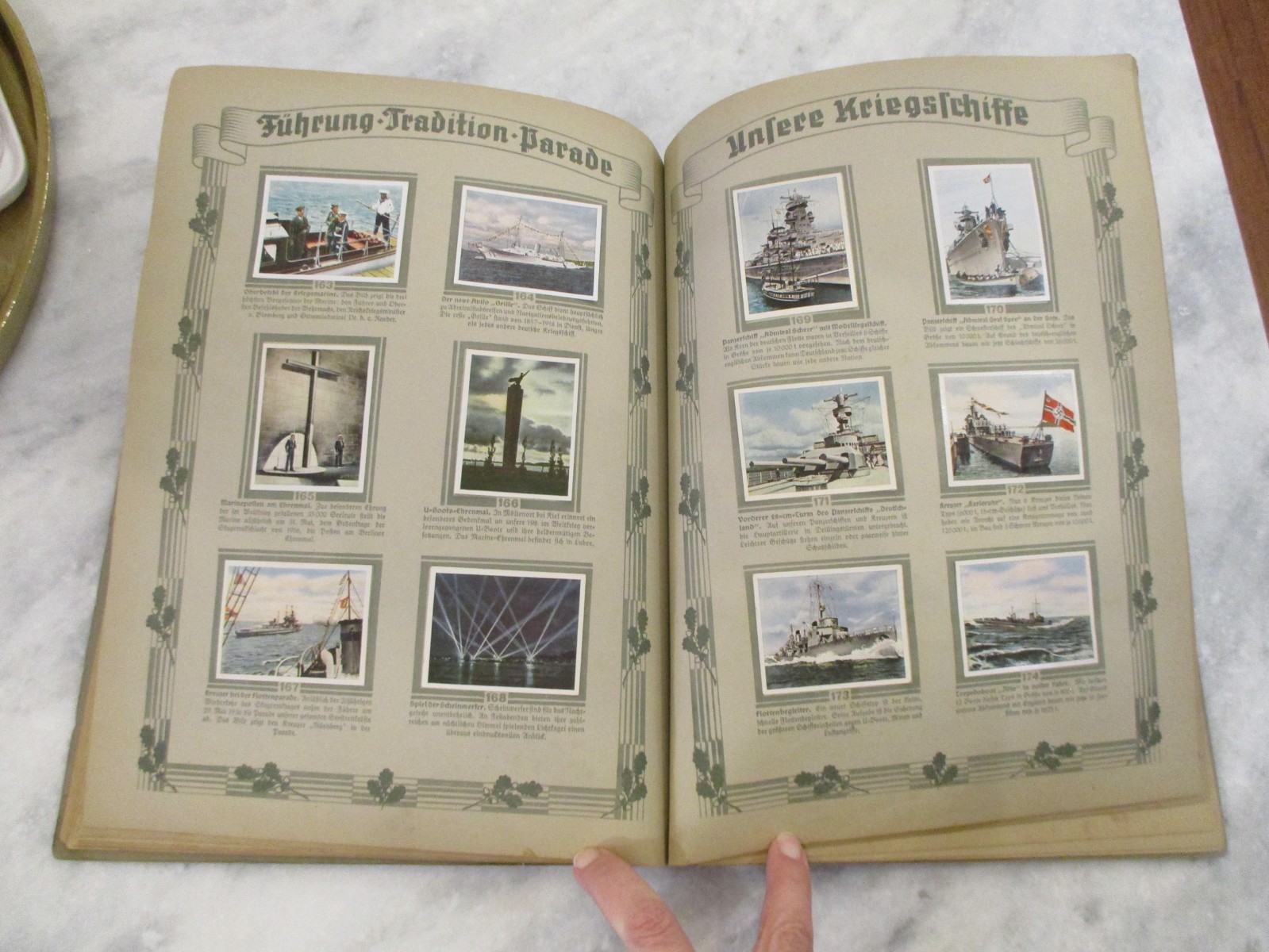 DIE DEUTLCHE WEHRMACHT - CIGARETTE CARDS PHOTO ALBUM - 1936 GERMAN - COMPLETE