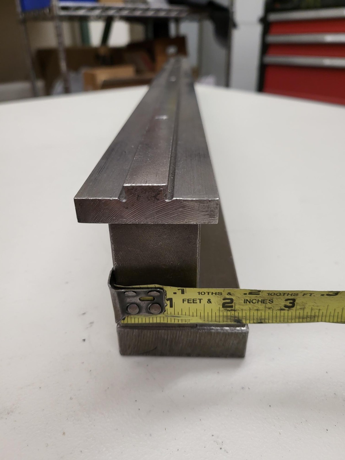 Press Brake 2V Die Holder 2.95" Tall X 2.362" Wide 32.87" Long & Amada Rail QC